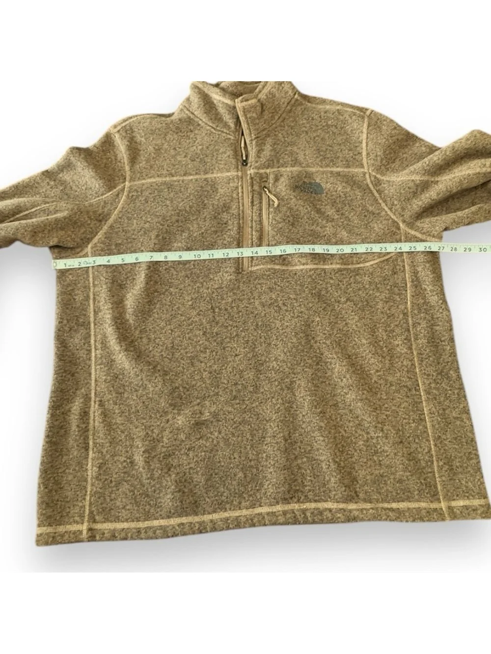 The North Face Gordon Lyons Classic 1/4 Zip Utility Brown Dark Heather Men’s XXL